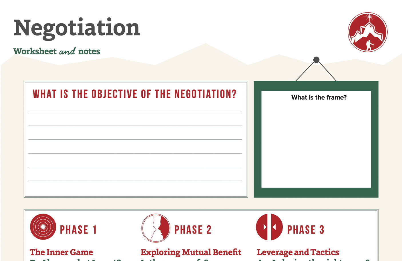 Negotiation Worksheet